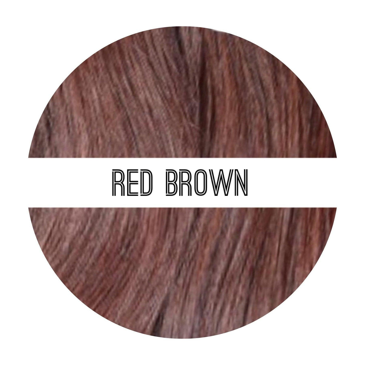 Handtied wefts Red Brown - Millionaire Beauty Brand Extensions 