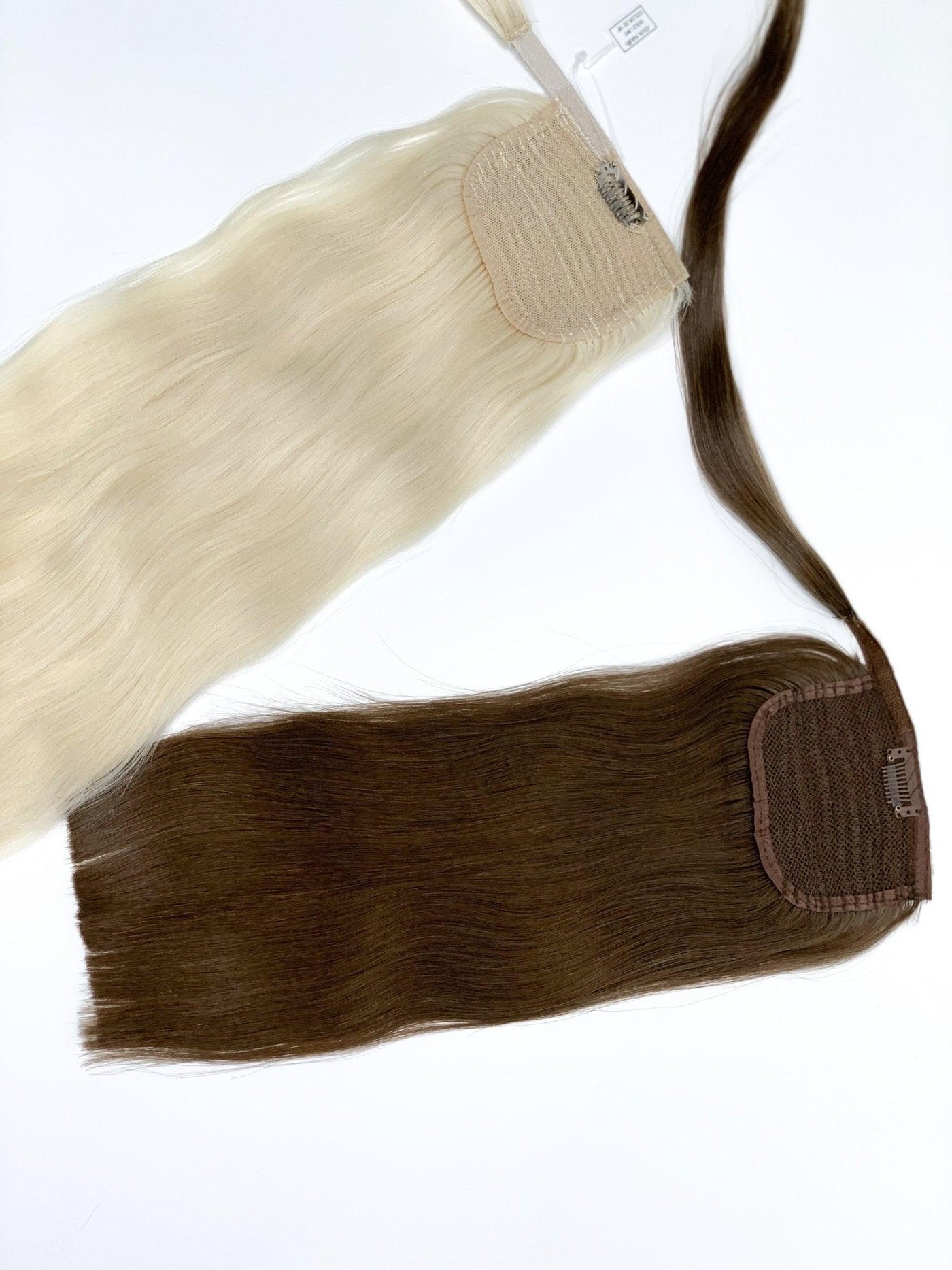 Hair Ponytail	 BLACK AND DARK BROWN	Silver Line | GVA hair
