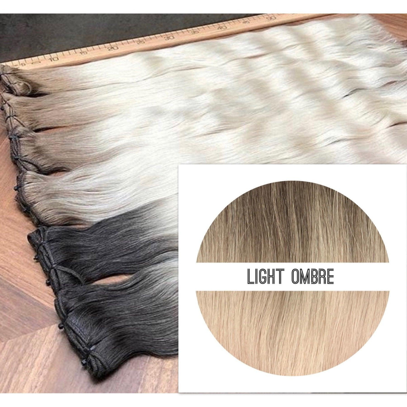 Wefts Color LIGHT OMBRE GVA hair | GVA hair