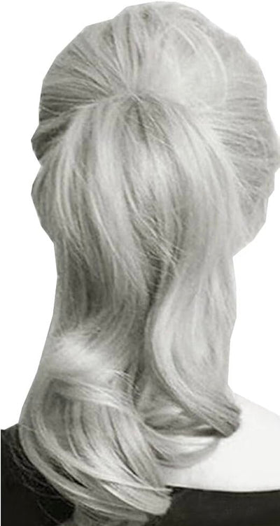 Ponytail color silver