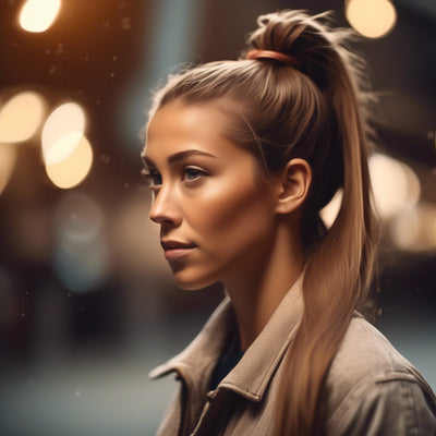 Hair ponytail color 10