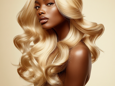 Hair Wefts Hand tied Color 613