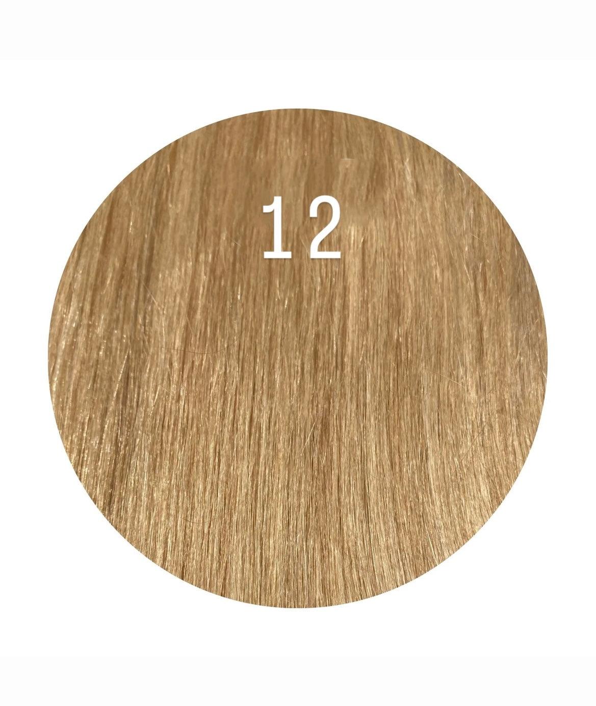 Hair Wefts Hand tied Color 12 - Millionaire Beauty Brand Extensions 