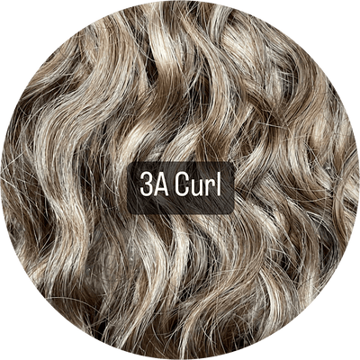 Machine weft color 60A 22’ 3A Curl - Millionaire Beauty Brand Extensions 
