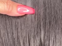 Hair ponytail color 1B