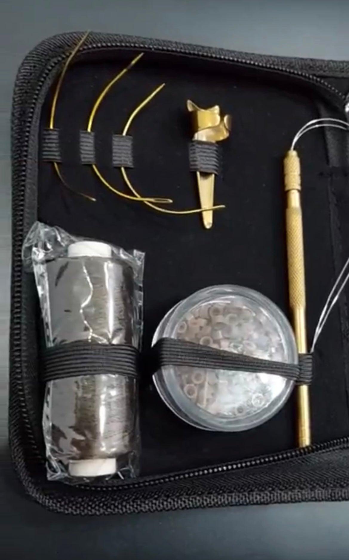 Handtied hair extension kit - Premium Hair Extensions from Millionaire Beauty Brand Extensions - Just $150.00! Shop now at Millionaire Beauty Brand Extensions 