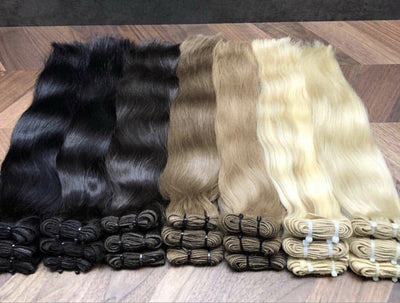 Machine wefts color 60C 22'' - Premium wefts machine from Millionaire Beauty Brand Extensions - Just $540.00! Shop now at Millionaire Beauty Brand Extensions 
