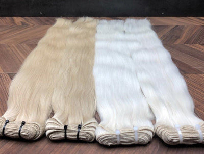 Machine Wefts Color 613 22'' - Premium wefts machine from Millionaire Beauty Brand Extensions - Just $398.00! Shop now at Millionaire Beauty Brand Extensions 