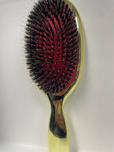 Mbb gold hair extension brush - Premium Styling products from Millionaire Beauty Brand Extensions - Just $30.00! Shop now at Millionaire Beauty Brand Extensions 